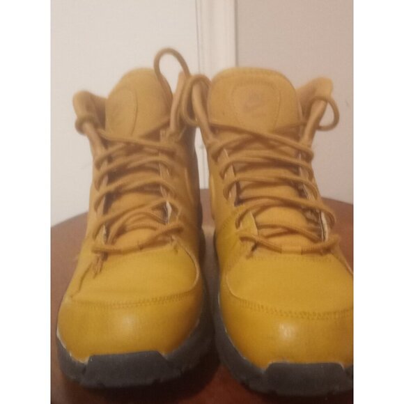 Nike Youth Manoa Leather Boots BQ5372-700 6Y / Womens 7.5 Wheat Black - Picture 5 of 14